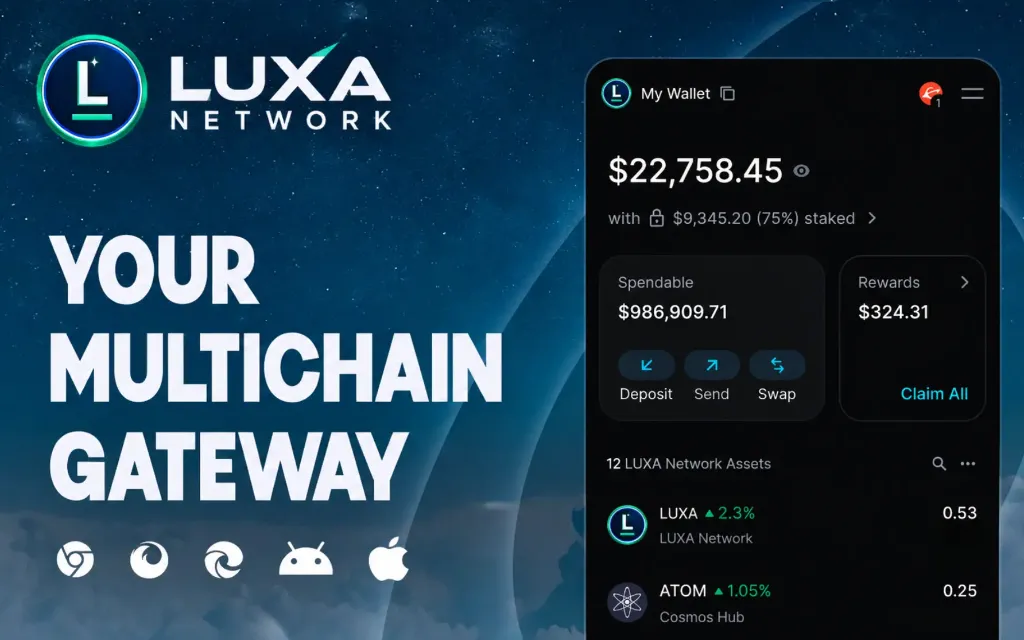 LUXA Network — Your Multichain Gateway on Keplr