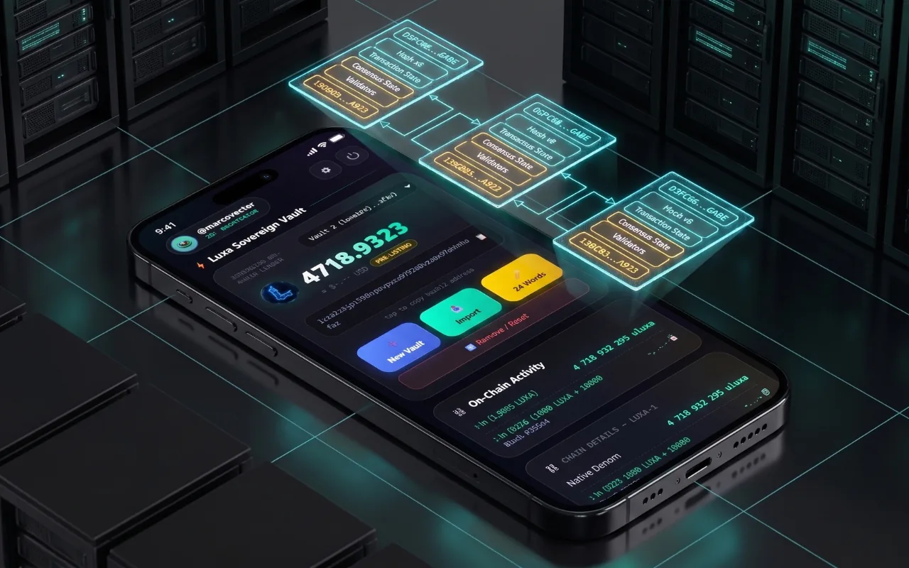 LUXA Vault multi-vault dashboard