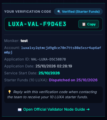 Stage 2: Verified Status Card in Telegram Mini-App